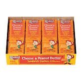 Keebler  cheese & peanut butter sandwich crackers 8-count Full-Size Picture